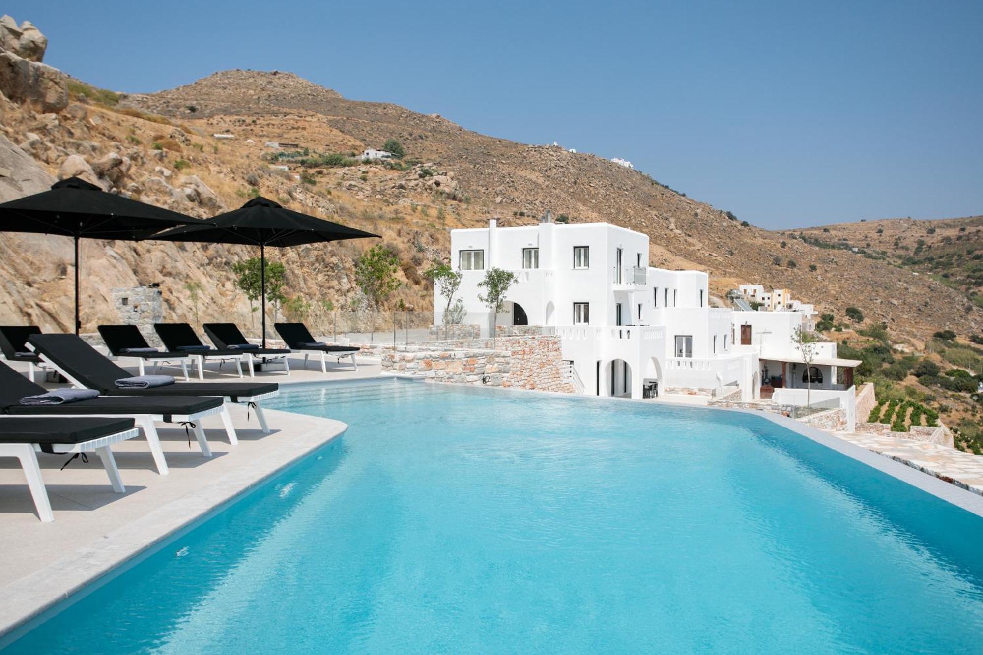 Wow Panoramic View Deluxe Villas Agkidia Quarto foto